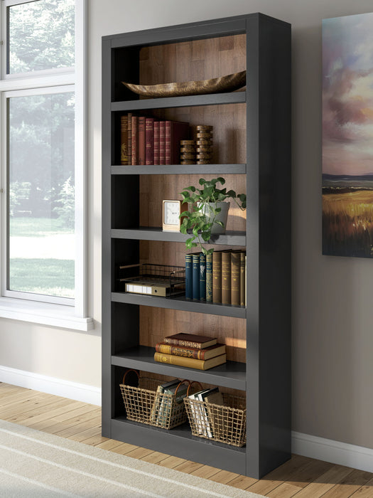 Wildenauer - Brown / Black - Bookcase - Tallahassee Discount Furniture (FL)