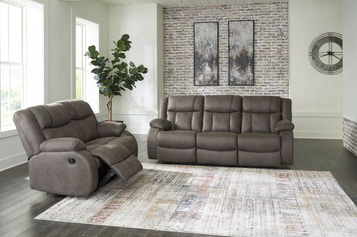 First Base - Reclining Living Room Set - Tallahassee Discount Furniture (FL)