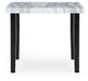 Mervannie - Square Dining Room Counter Table - Gray / Black - Tallahassee Discount Furniture (FL)