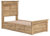 Makidern - Panel Storage Bed With Under Bed Storage Unit - Tallahassee Discount Furniture (FL)