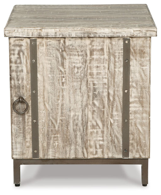 Laddford - Accent Cabinet - Shelf - Whitewash - Tallahassee Discount Furniture (FL)