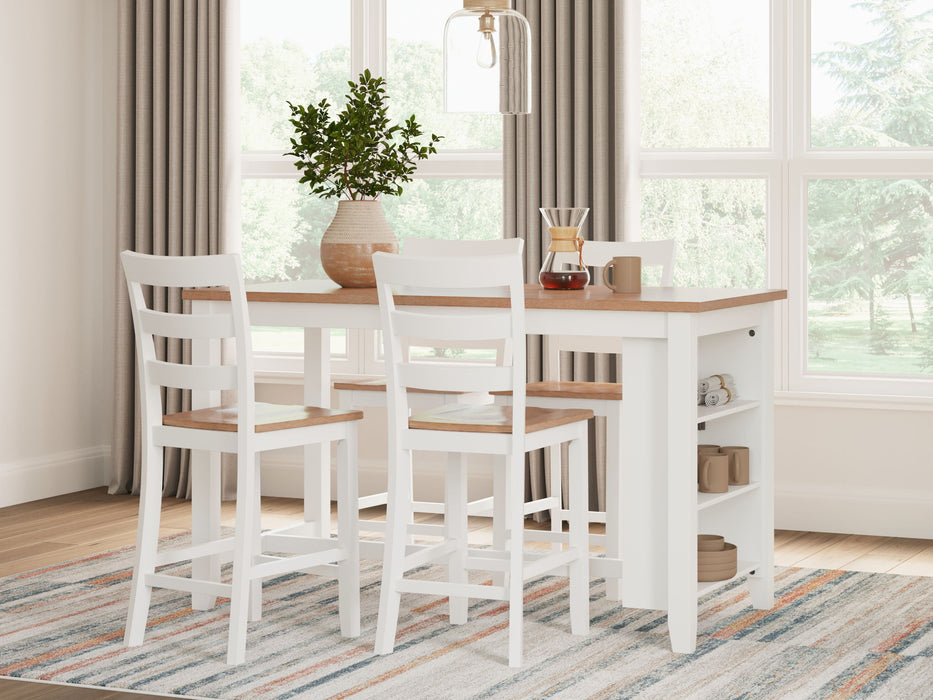 Gesthaven - Rectangular Dining Room Counter Set - Tallahassee Discount Furniture (FL)
