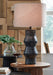 Kerbert - Distressed Black - Terracotta Table Lamp - Tallahassee Discount Furniture (FL)