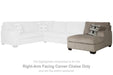 Ballinasloe - Platinum - RAF Corner Chaise - Tallahassee Discount Furniture (FL)