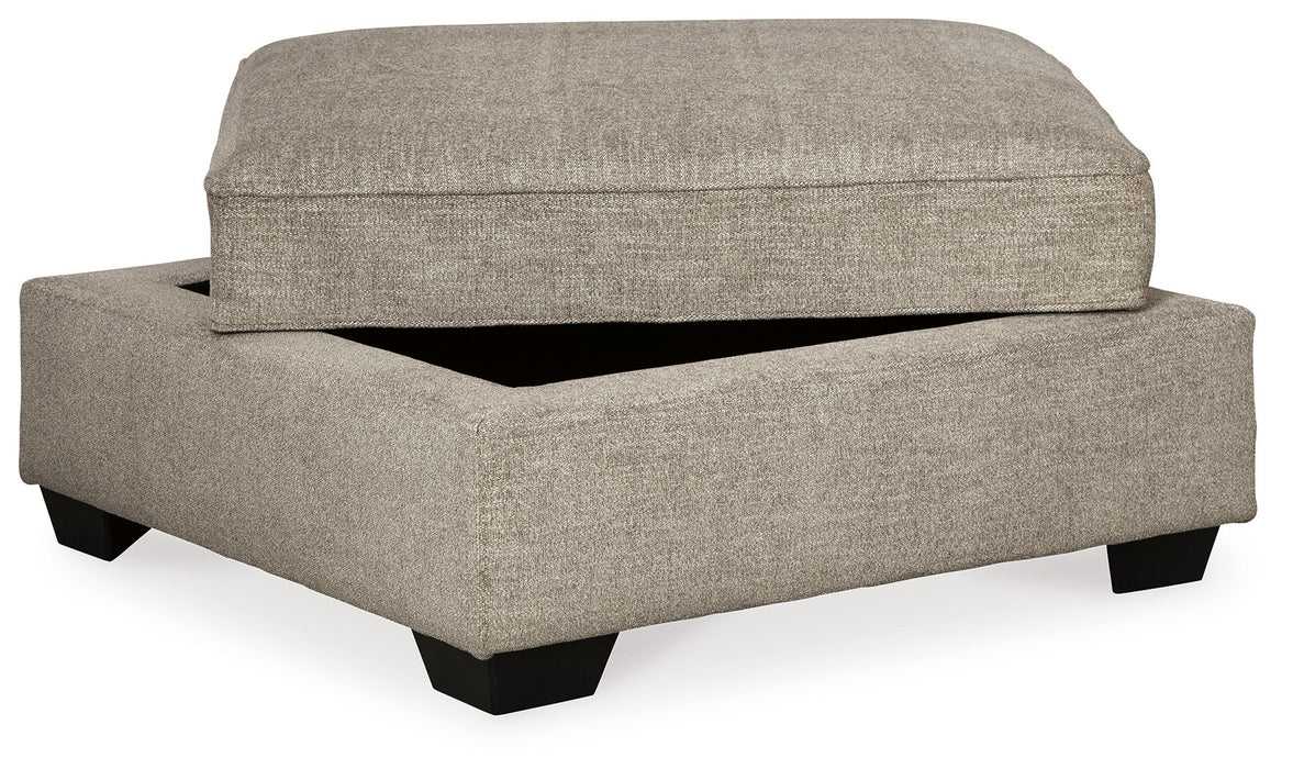 Bovarian - Stone - Ottoman With Storage - Tallahassee Discount Furniture (FL)