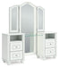 Kozlani - Vanity With Mirror - White - Tallahassee Discount Furniture (FL)