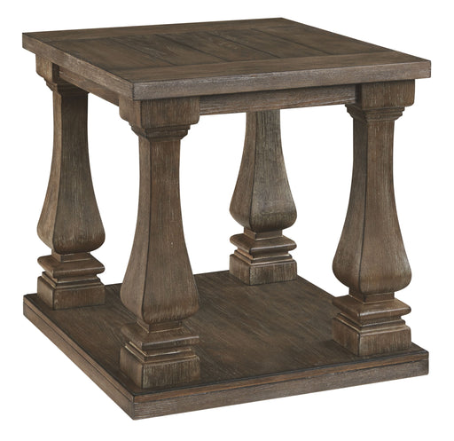 Johnelle - Gray - Rectangular End Table - Tallahassee Discount Furniture (FL)
