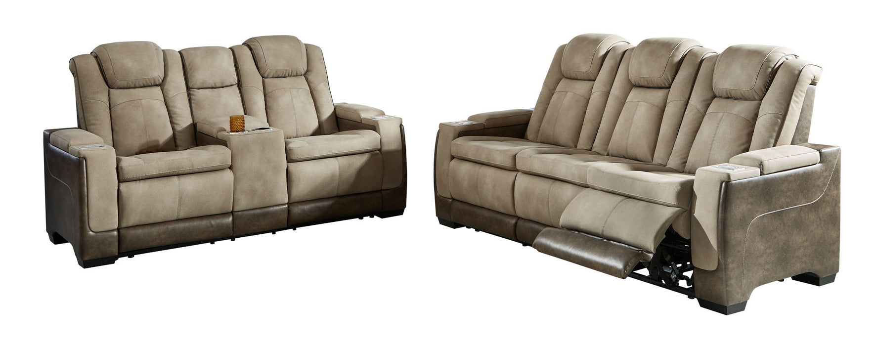 Next-Gen Durapella - Power Reclinering Living Room Set - Tallahassee Discount Furniture (FL)