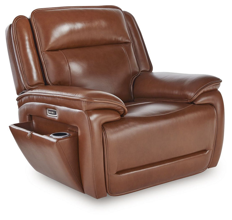 Healy Pier - Chocolate - Power Recliner / Adj Headrest - Tallahassee Discount Furniture (FL)