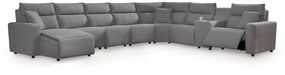 Modmax II - Reclining Sectional - Salt And Pepper - Tallahassee Discount Furniture (FL)