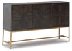 Elinmore - Accent Cabinet - Brown / Gold Finish - Tallahassee Discount Furniture (FL)