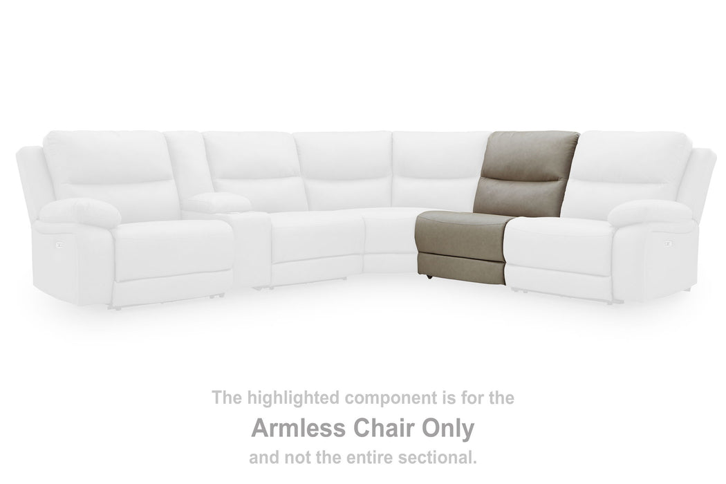 Narwhal Place - Pebble - Armless Chair - Tallahassee Discount Furniture (FL)