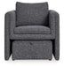 Vreni - Charcoal / Black - Accent Chair - Tallahassee Discount Furniture (FL)