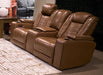 Gruaro - Power Reclining Loveseat With Console / Adjustable Headrest - Amber - Tallahassee Discount Furniture (FL)