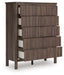 Pamytta - Brown - Five Drawer Wide Chest - Tallahassee Discount Furniture (FL)