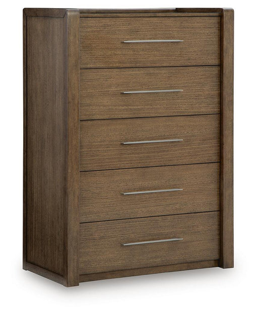 Marxmore - Five Drawer Chest - Brown - Tallahassee Discount Furniture (FL)