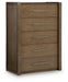 Marxmore - Five Drawer Chest - Brown - Tallahassee Discount Furniture (FL)