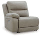 Narwhal Place - Pebble - LAF Zero Wall Power Recliner - Tallahassee Discount Furniture (FL)