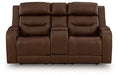 Knightington - Power Reclining Loveseat With Audio Seating - Tallahassee Discount Furniture (FL)