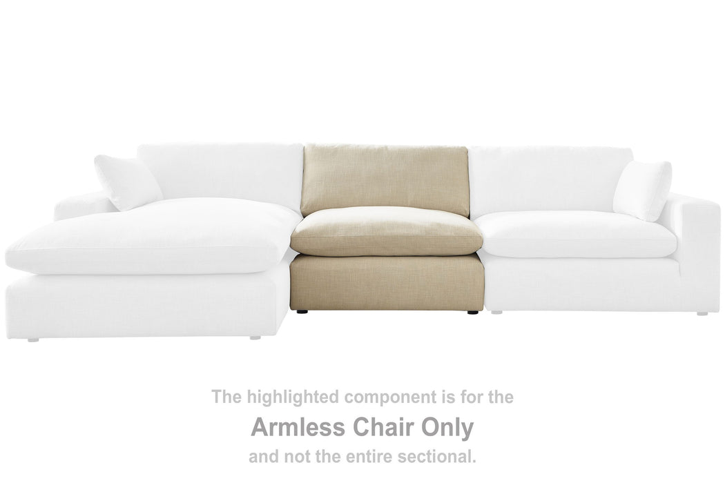 Elyza - Armless Chair - Linen - Tallahassee Discount Furniture (FL)
