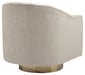 Penzlin - Pearl - Swivel Accent Chair - Tallahassee Discount Furniture (FL)
