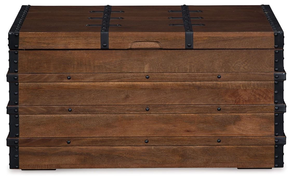 Kettleby - Brown - Storage Trunk - Tallahassee Discount Furniture (FL)