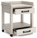 Carynhurst - Whitewash - Printer Stand - Tallahassee Discount Furniture (FL)