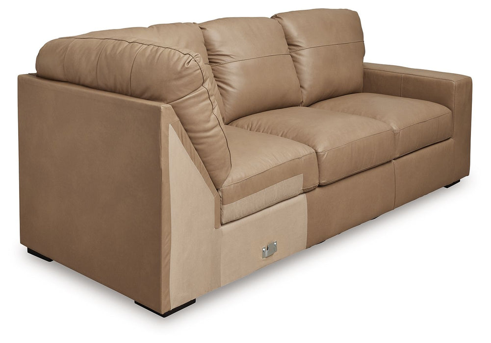 Bandon - Toffee - Raf Sofa With Corner Wedge - Tallahassee Discount Furniture (FL)