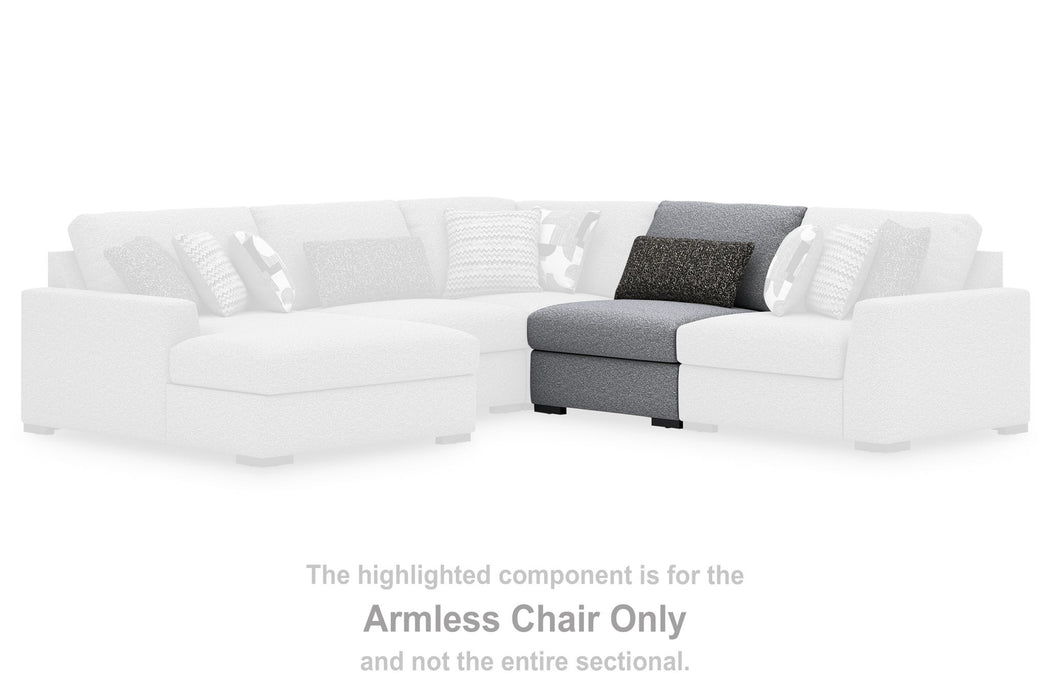 Bealton - Salt And Pepper - Armless Chair - Tallahassee Discount Furniture (FL)