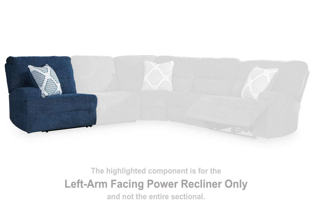 Acklen Place - Navy - Laf Zero Wall Power Recliner - Tallahassee Discount Furniture (FL)