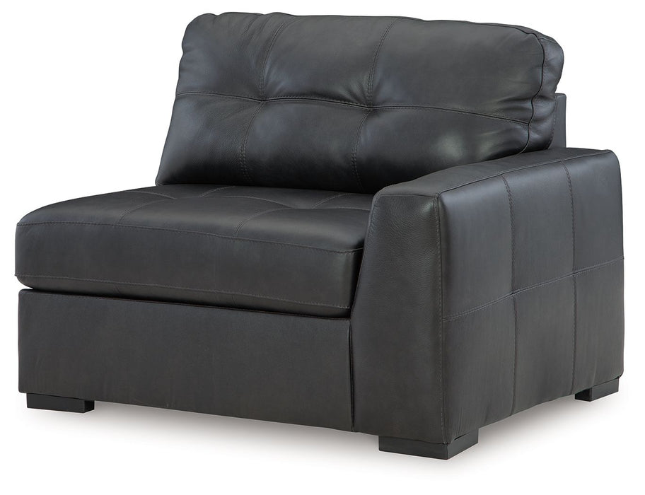 Brindley Pier - Fog - Raf Corner Chair - Tallahassee Discount Furniture (FL)