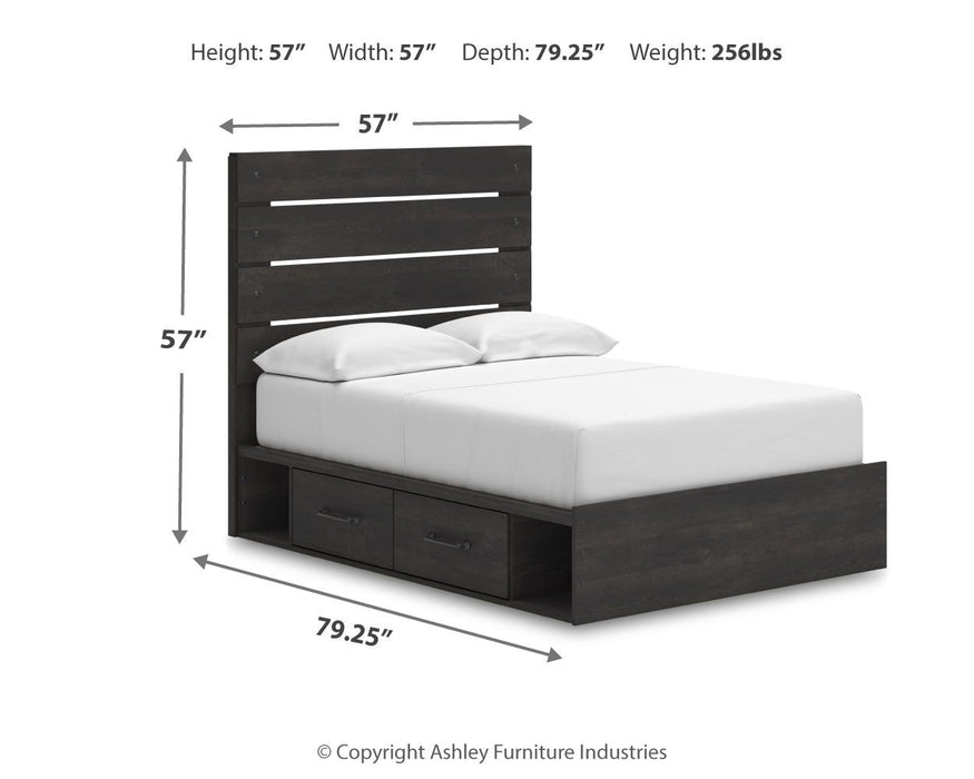 Hollivern - Panel Bed With Storage - Tallahassee Discount Furniture (FL)