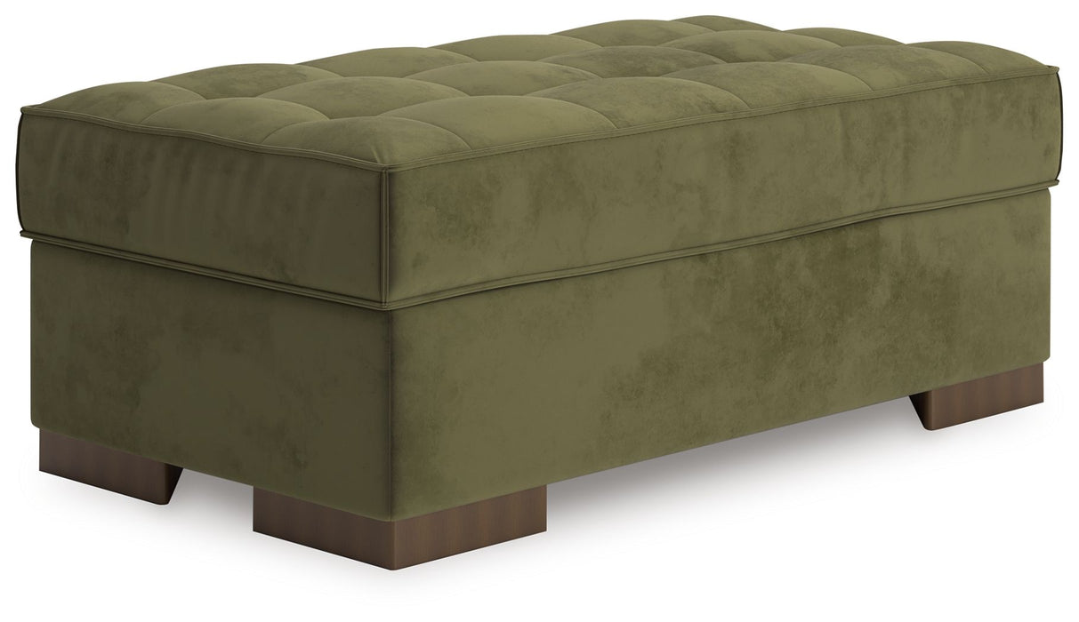Caspian-Town - Olive - Oversized Accent Ottoman - Tallahassee Discount Furniture (FL)