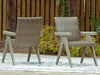 Cliff Trails - Beige - Arm Chair (Set of 2) - Tallahassee Discount Furniture (FL)