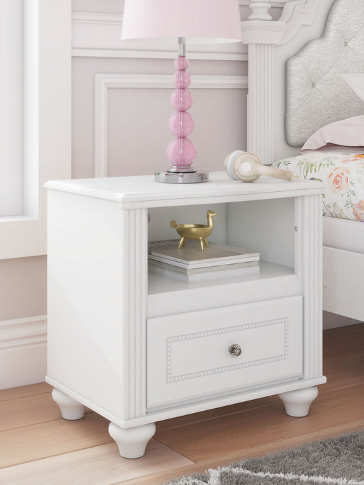 Kozlani - One Drawer Night Stand - White - Tallahassee Discount Furniture (FL)