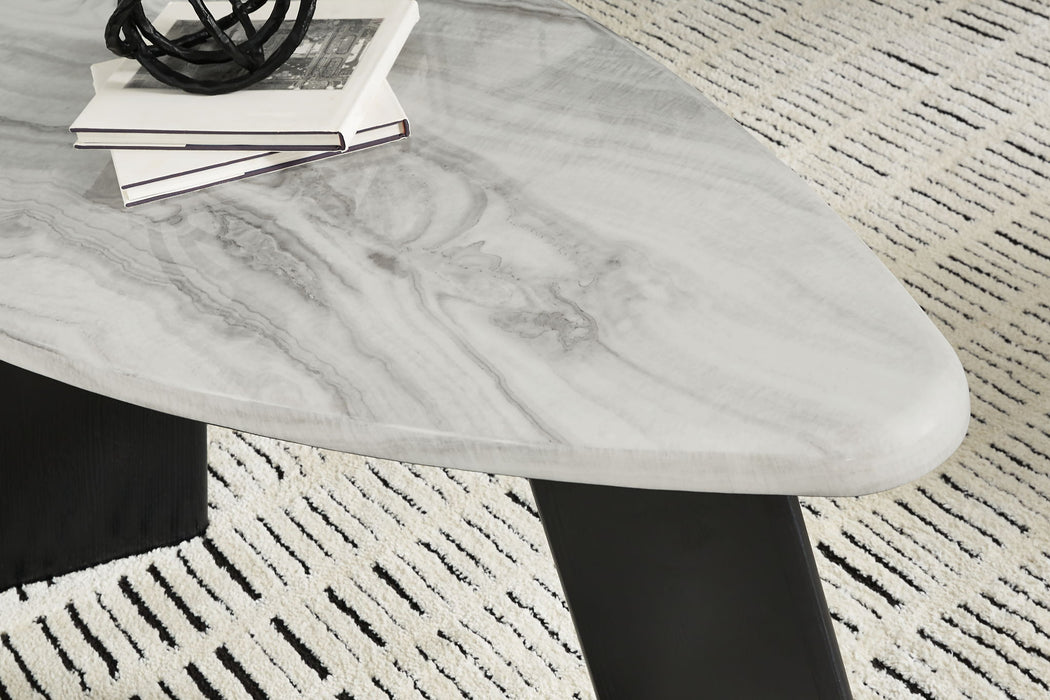 Lilyberg - Occasional Table Set (Set of 3) - Gray / Black - Tallahassee Discount Furniture (FL)