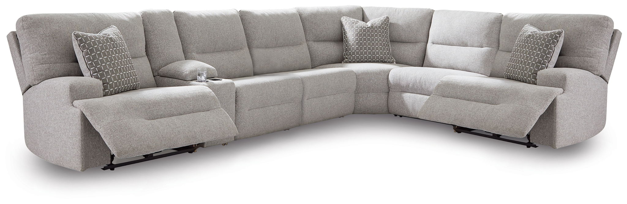 Acklen Place - Reclining Sectional - Tallahassee Discount Furniture (FL)