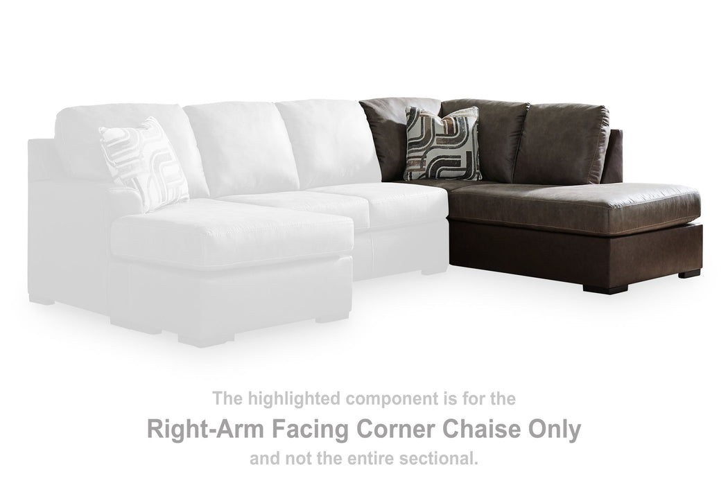 Castille Way - RAF Corner Chaise - Fossil - Tallahassee Discount Furniture (FL)