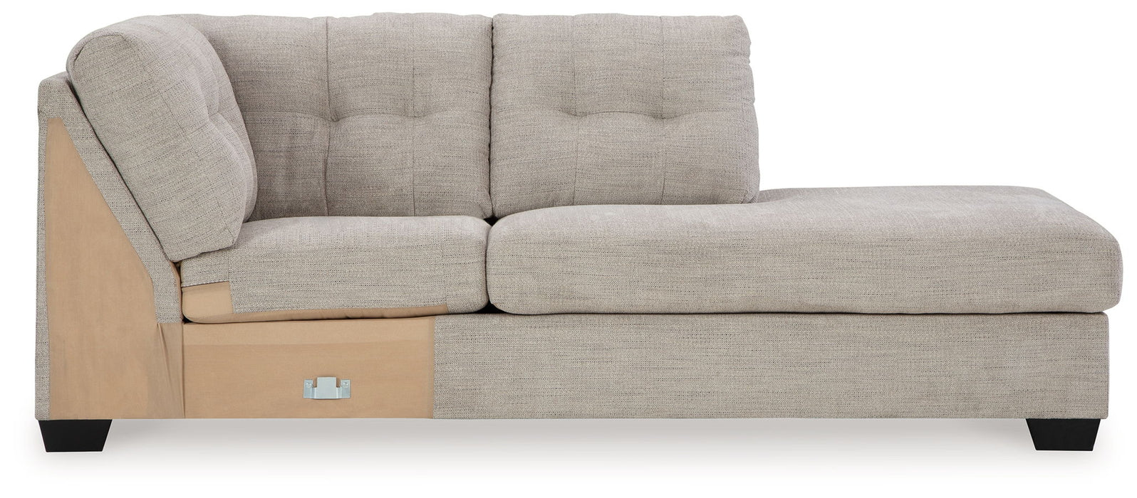 Mahoney - Pebble - Raf Corner Chaise - Tallahassee Discount Furniture (FL)