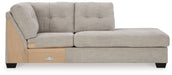 Mahoney - Pebble - Raf Corner Chaise - Tallahassee Discount Furniture (FL)
