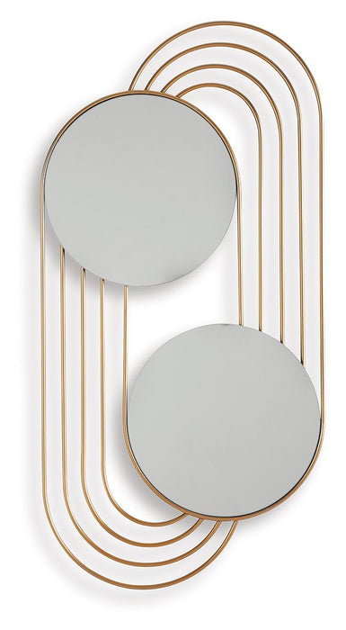 Warrenley - Gold Finish - Accent Mirror - Tallahassee Discount Furniture (FL)