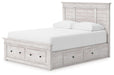 Makidern - Panel Storage Bed With 2 Under Bed Storage Units - Tallahassee Discount Furniture (FL)