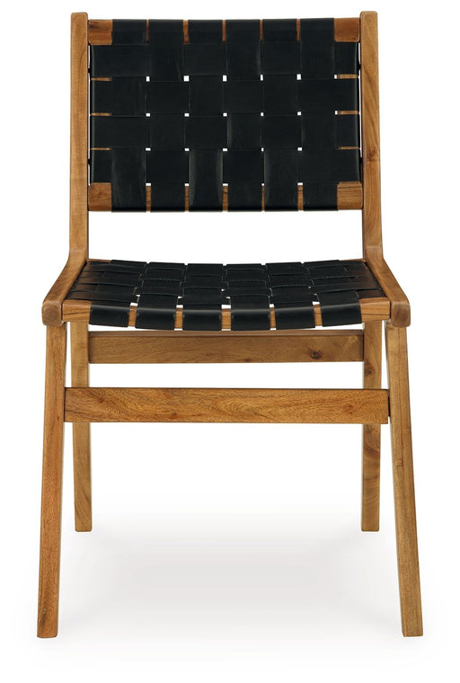 Fortmaine - Brown / Black - Dining Room Side Chair (Set of 2) - Tallahassee Discount Furniture (FL)