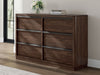 Dilenno - Dark Brown - Dresser - Tallahassee Discount Furniture (FL)