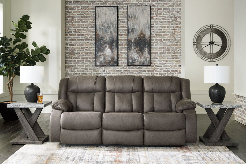 First Base - Reclining Living Room Set - Tallahassee Discount Furniture (FL)