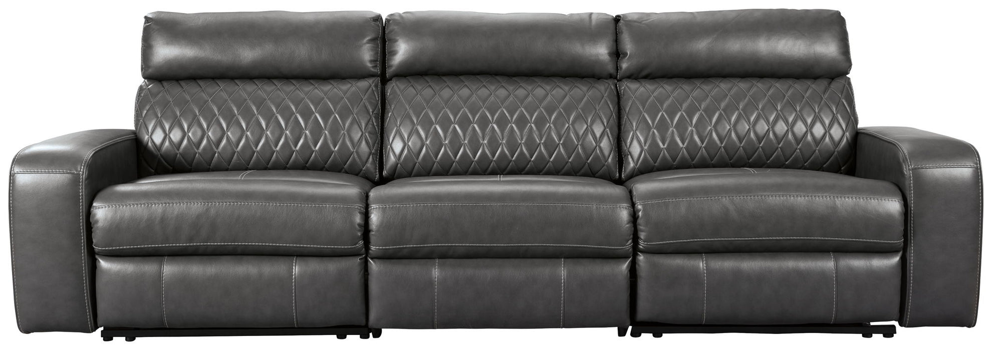 Samperstone - Power Reclining Sectional - Tallahassee Discount Furniture (FL)
