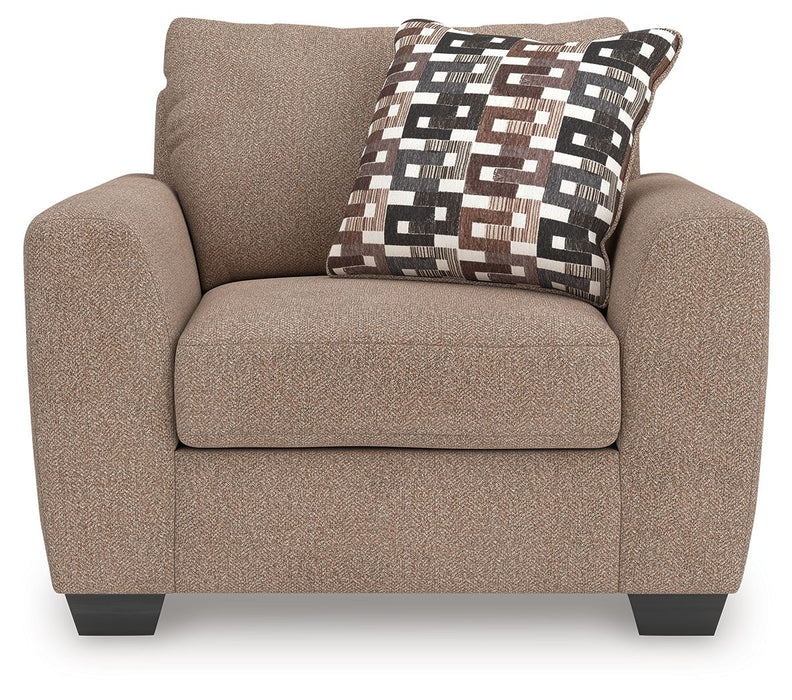 Triston-Peaks - Suede - Chair And A Half - Tallahassee Discount Furniture (FL)