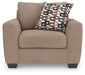 Triston-Peaks - Suede - Chair And A Half - Tallahassee Discount Furniture (FL)