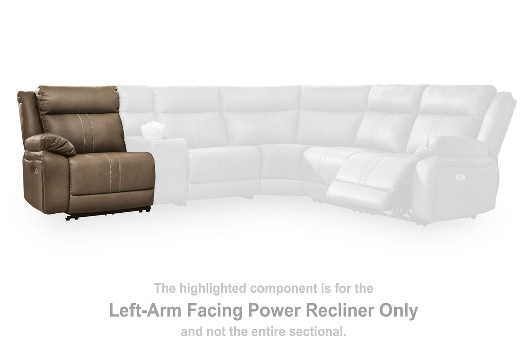 Max-Momentum - LAF Zero Wall Power Recliner - Biscotti - Tallahassee Discount Furniture (FL)