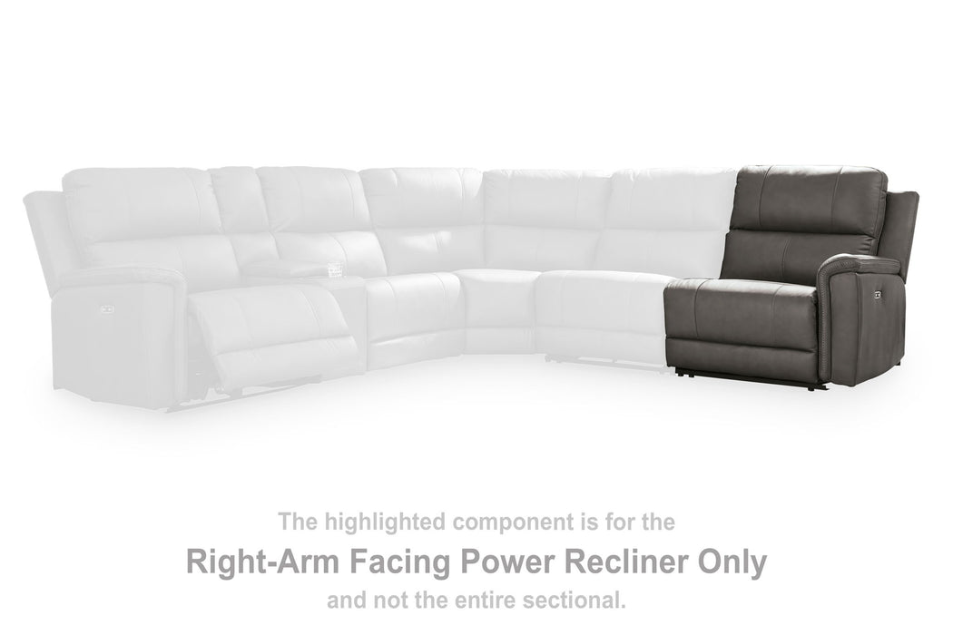 Bleckley - RAF Zero Wall Power Recliner - Anchor - Tallahassee Discount Furniture (FL)